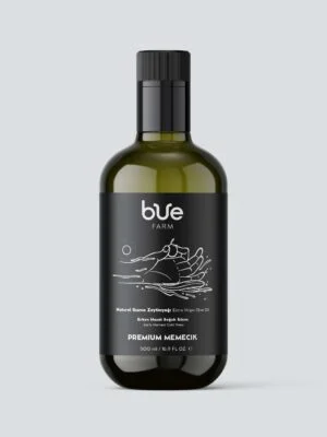 Bue Farm Erken Hasat Soğuk Sıkım Naturel Sızma Zeytinyağı Premium Memecik 500ml